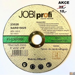 JOBIprofi Kotouč řezný na kámen 150x2.5x22.23mm SARS15025 JOBIprofi, 23528