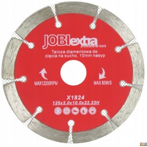 JOBIextra Kotouč diamantový segmentový 125mm, X1824